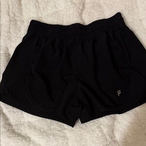 Fila Black Athletic Women's Shorts